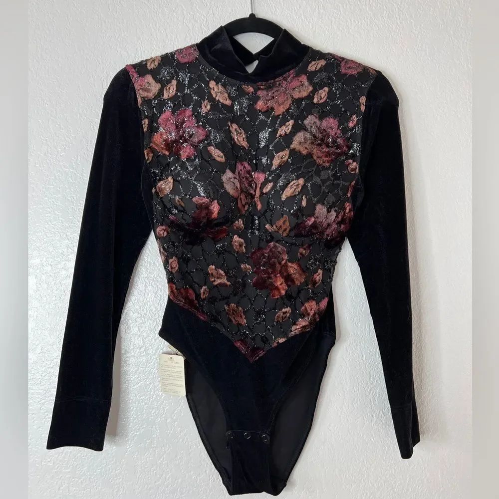New Vintage La Perla black velvet bodysuit - Picture 2 of 11